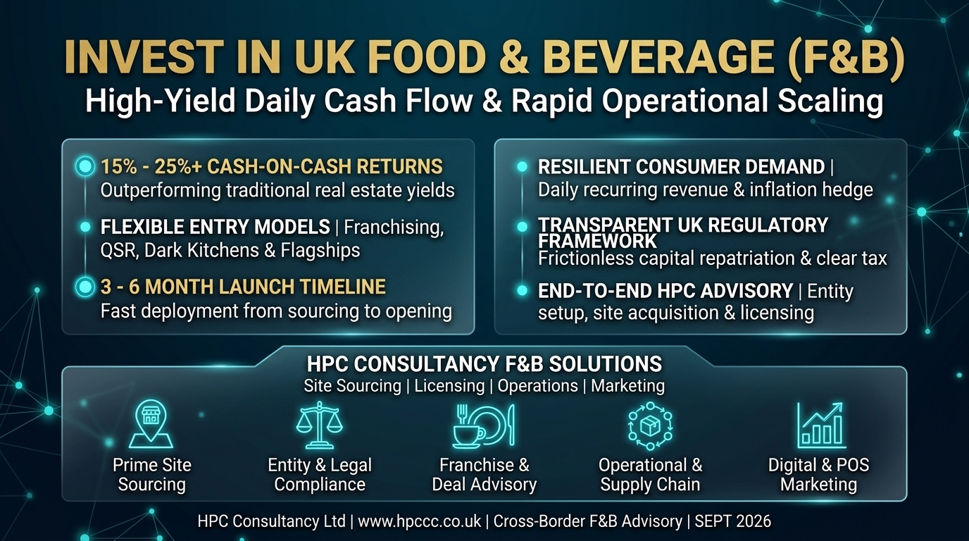 Why Turkmenistan Investors Must Consider the UK Food and Beverage Sector as Their Primary Entry Point