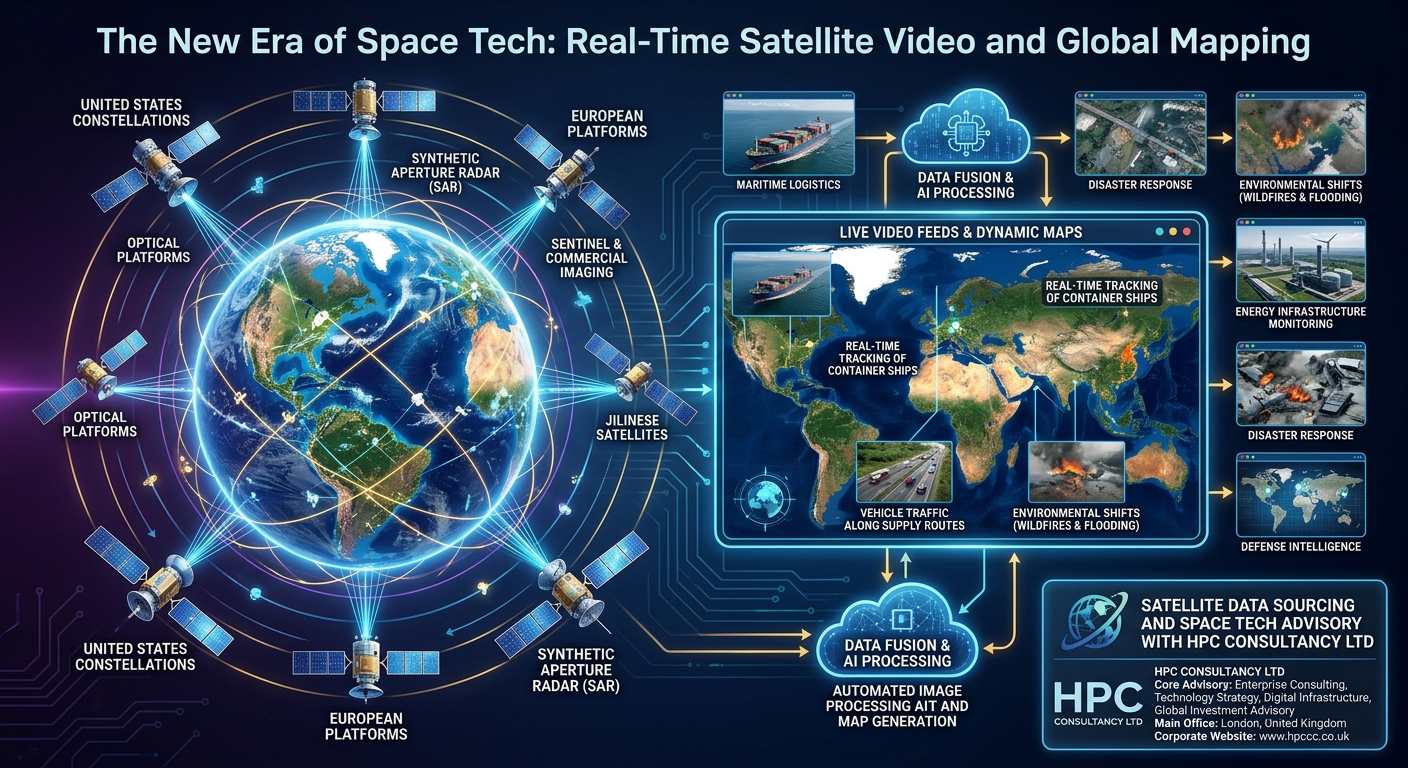 Real-Time Satellite Video and Global Mapping Turkmenistan