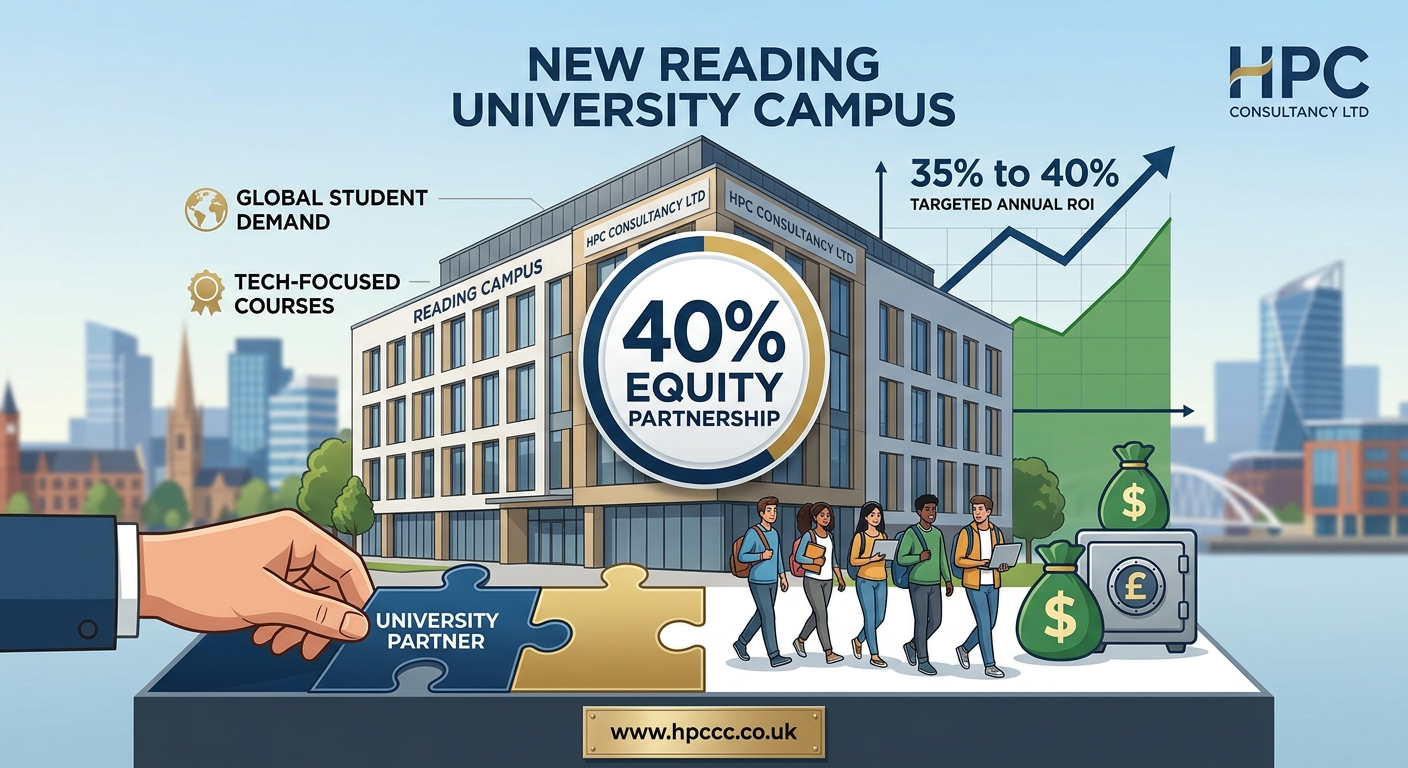 40% Equity Partnership in New Reading University Campus, seeking Turkmenistan Investor
